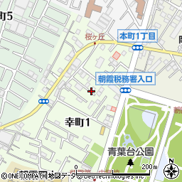 〒351-0015 埼玉県朝霞市幸町の地図