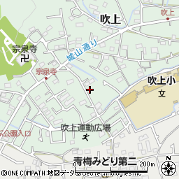東京都青梅市吹上233-2周辺の地図
