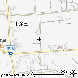 千葉県香取郡多古町十余三周辺の地図
