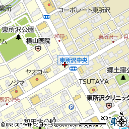 キッチンキング 東所沢店周辺の地図