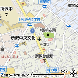 木曽路 所沢店周辺の地図