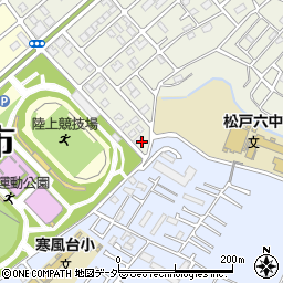 千葉県松戸市千駄堀1642-1周辺の地図
