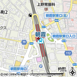 東武鉄道株式会社　朝霞駅周辺の地図