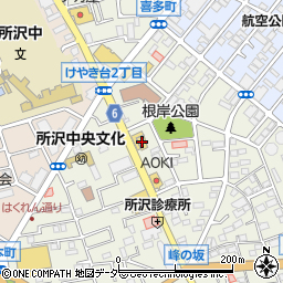 木曽路所沢店周辺の地図