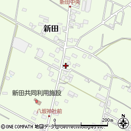 千葉県成田市新田301周辺の地図
