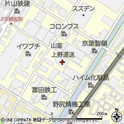 上野運送株式会社周辺の地図