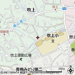 東京都青梅市吹上228-8周辺の地図