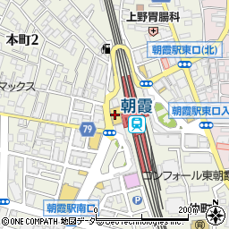 星乃珈琲店 朝霞駅店周辺の地図