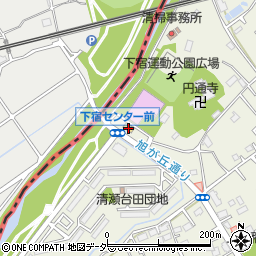 デイリーヤマザキ清瀬台田団地店周辺の地図