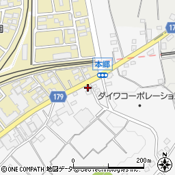 埼玉県所沢市本郷262周辺の地図