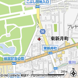 埼玉県所沢市東新井町321周辺の地図