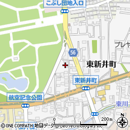 埼玉県所沢市東新井町321-4周辺の地図