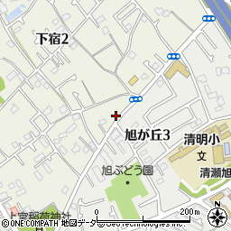東京都清瀬市下宿2丁目424-6周辺の地図