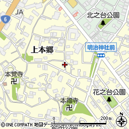千葉県松戸市上本郷2355周辺の地図