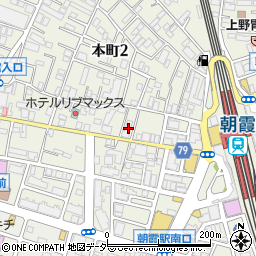 東和銀行朝霞支店 ＡＴＭ周辺の地図