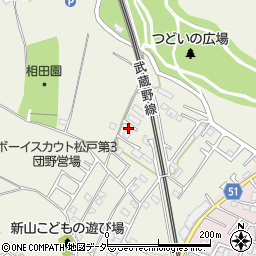 千葉県松戸市千駄堀831-9周辺の地図