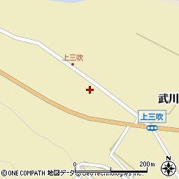 山梨県北杜市武川町三吹297周辺の地図