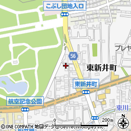 埼玉県所沢市東新井町321-3周辺の地図