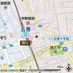 ローヤル２１五香駅東口店周辺の地図