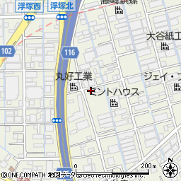 有限会社笠巻鉄工所周辺の地図