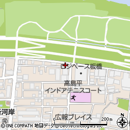 東京都板橋区新河岸1丁目25-1周辺の地図