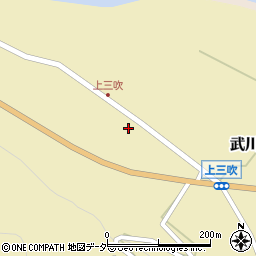 山梨県北杜市武川町三吹298周辺の地図