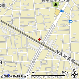 埼玉県所沢市上新井4丁目2-7周辺の地図