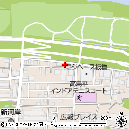 東京都板橋区新河岸1丁目25-3周辺の地図