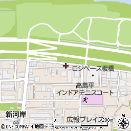 東京都板橋区新河岸1丁目25-4周辺の地図