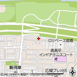 東京都板橋区新河岸1丁目25周辺の地図