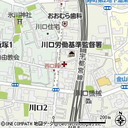 山柿工業株式会社　川口営業所周辺の地図