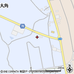 千葉県香取市大角1652周辺の地図