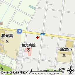 ローソン和光病院前店周辺の地図