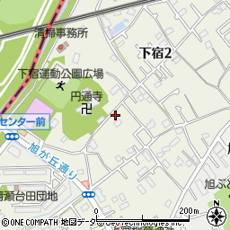 東京都清瀬市下宿2丁目402周辺の地図