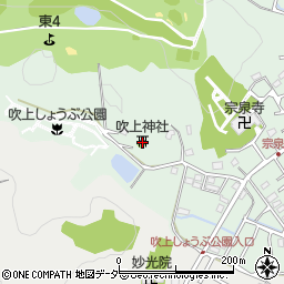 吹上神社周辺の地図