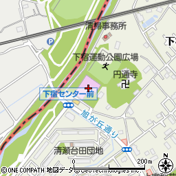 東京都清瀬市下宿2丁目524-1周辺の地図