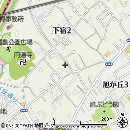 東京都清瀬市下宿2丁目435周辺の地図