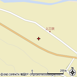 山梨県北杜市武川町三吹318周辺の地図