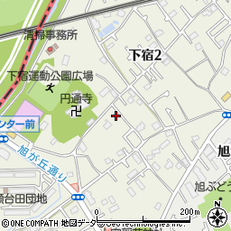東京都清瀬市下宿2丁目404-2周辺の地図