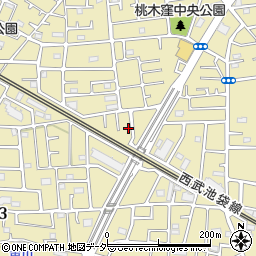 埼玉県所沢市上新井4丁目2-4周辺の地図