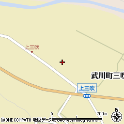 山梨県北杜市武川町三吹430周辺の地図