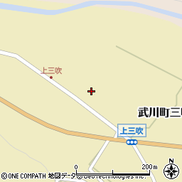 山梨県北杜市武川町三吹425周辺の地図