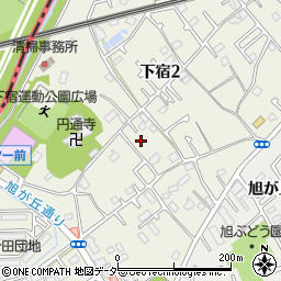 東京都清瀬市下宿2丁目436周辺の地図