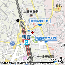 松屋 朝霞東口店周辺の地図