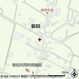 千葉県成田市新田105周辺の地図