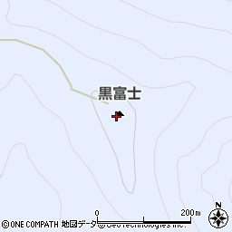 黒富士周辺の地図
