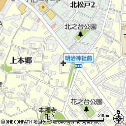 千葉県松戸市上本郷2106-4周辺の地図