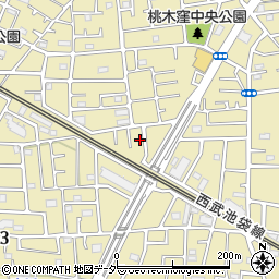埼玉県所沢市上新井4丁目2-3周辺の地図