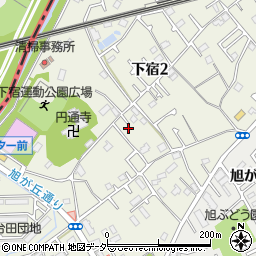 東京都清瀬市下宿2丁目436-9周辺の地図