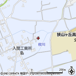 埼玉県入間市宮寺166-2周辺の地図